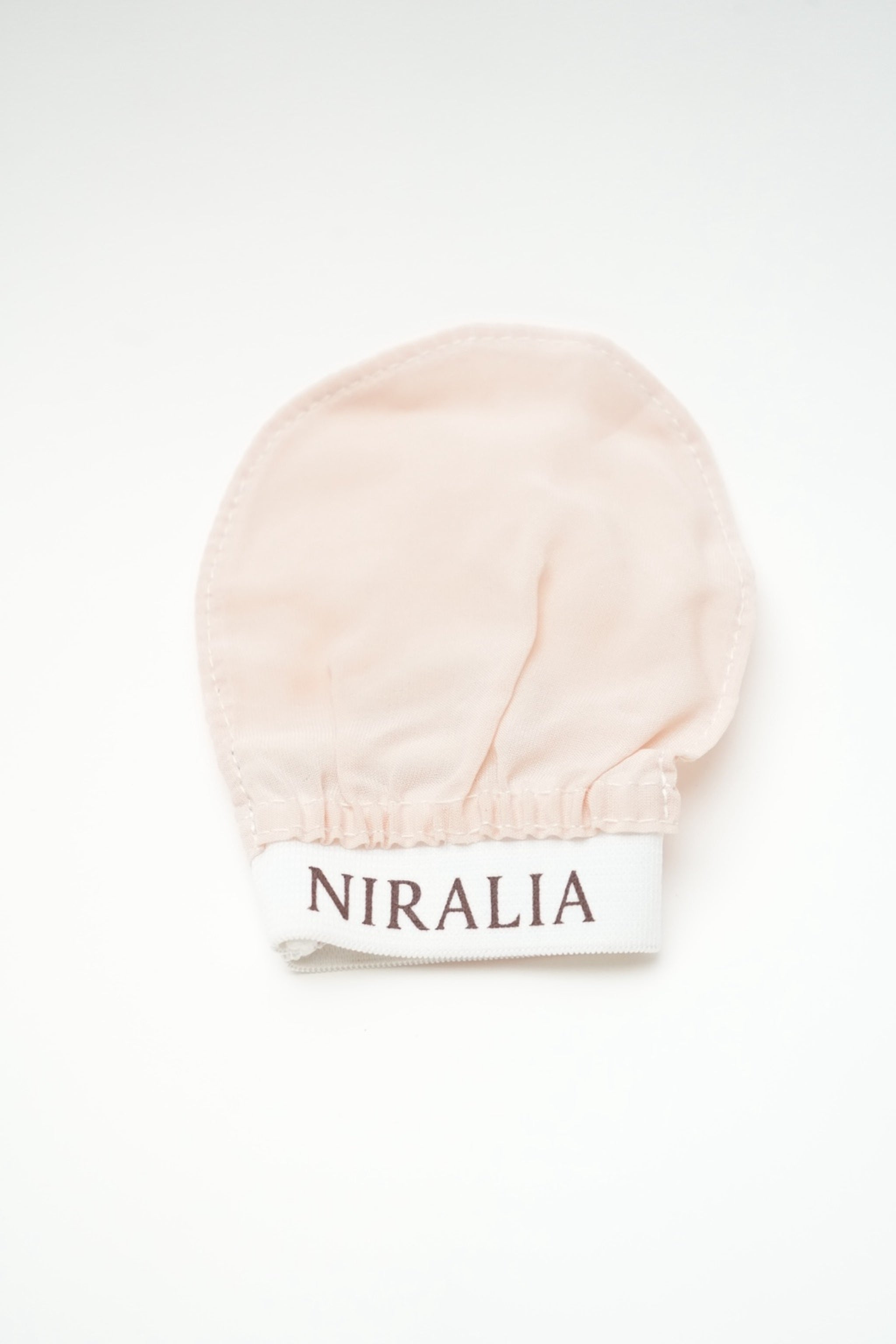 Gant exfoliant visage NIRALIA en soie de mûrier